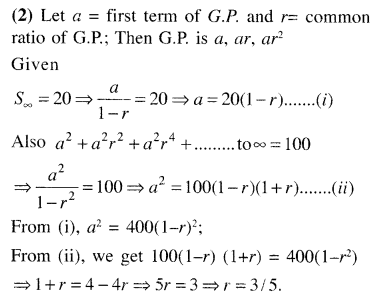 JEE Main Previous Year Papers Questions With Solutions Maths Sequences and Series-25