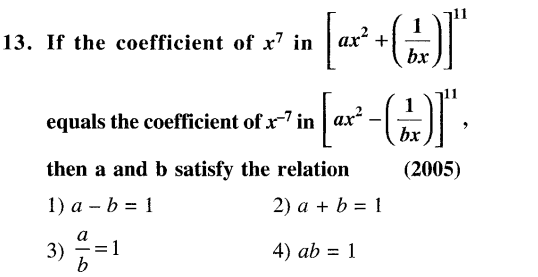 JEE Main Previous Year Papers Questions With Solutions Maths Binomial Theorem and Mathematical Induction-13