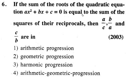 JEE Main Previous Year Papers Questions With Solutions Maths Sequences and Series-6