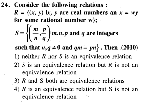 JEE Main Previous Year Papers Questions With Solutions Maths Relations, Functions and Reasoning-25
