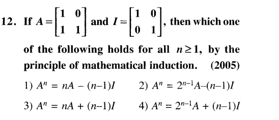 JEE Main Previous Year Papers Questions With Solutions Maths Binomial Theorem and Mathematical Induction-12