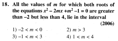 JEE Main Previous Year Papers Questions With Solutions Maths Quadratic Equestions And Expressions-18