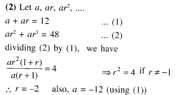JEE Main Previous Year Papers Questions With Solutions Maths Sequences and Series-39