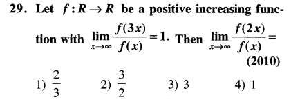 JEE Main Previous Year Papers Questions With Solutions Maths Limits,Continuity,Differentiability and Differentiation-29