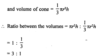 Class 9 Maths Chapter 20 Surface Areas and Volume of A Right Circular Cone RD Sharma Solutions