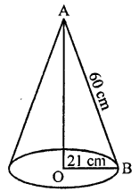 RD Sharma Class 9 Chapter 20 Surface Areas and Volume of A Right Circular Cone