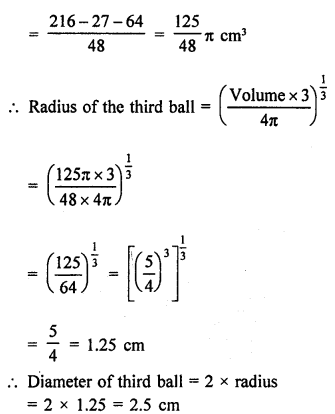 Maths RD Sharma Class 9 Chapter 21 Surface Areas and Volume of a Sphere