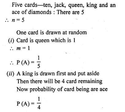 RD Sharma Class 10 Book Pdf Chapter 13 Probability 