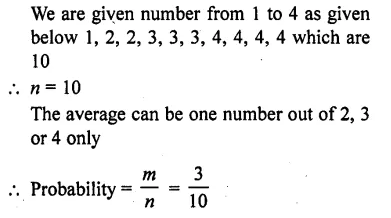 RD Sharma Maths Book For Class 10 Solution Chapter 13 Probability