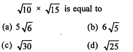 RD Sharma Class 9 Chapter 3 Rationalisation MCQS