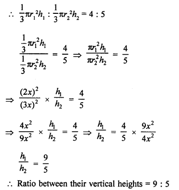 Class 9 RD Sharma Solutions Chapter 20 Surface Areas and Volume of A Right Circular Cone