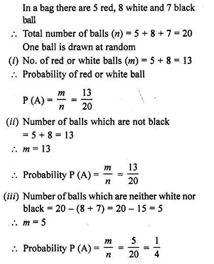 RD Sharma Mathematics Class 10 Pdf Download Free Chapter 13 Probability 