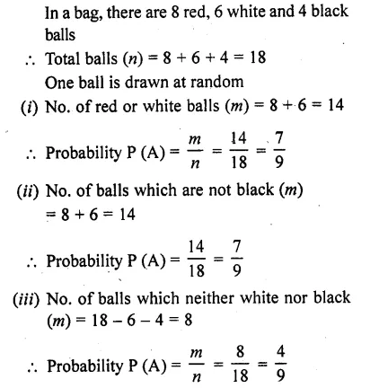 Class 10 RD Sharma Pdf Chapter 13 Probability 