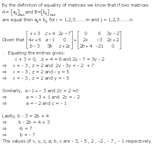 RD Sharma Class 12 Solutions Chapter 5 Algebra of Matrices Ex 5.1 Q14