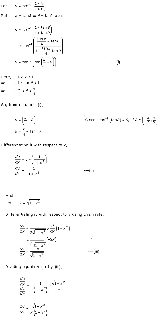 RD Sharma Class 12 Solutions Chapter 11 Differentiation Ex 11.8 Q20
