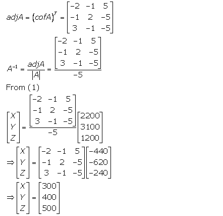 RD Sharma Class 12 Solutions Chapter 8 Solution of Simultaneous Linear Equations Ex 8.1 Q19-2