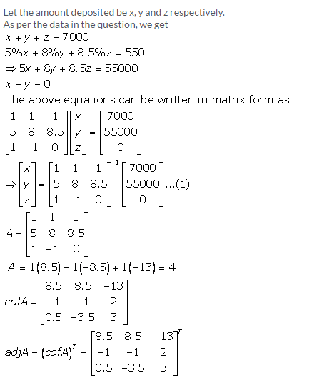 RD Sharma Class 12 Solutions Chapter 8 Solution of Simultaneous Linear Equations Ex 8.1 Q20