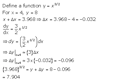 RD Sharma Class 12 Solutions Chapter 14 Differentials Errors and Approximation Ex14.1 Q9-xxvii