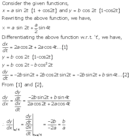 RD Sharma Class 12 Solutions Chapter 11 Differentiation Ex 11.7 Q24