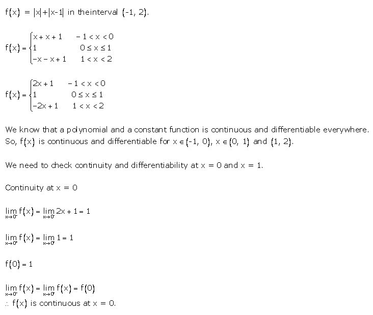RD Sharma Class 12 Solutions Chapter 10 Differentiability Ex 10.1 Q5