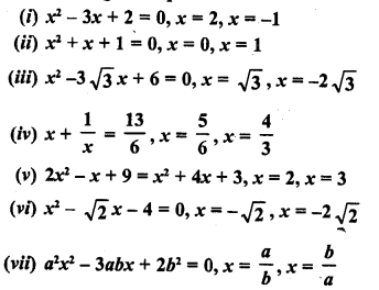 RD Sharma Class 10 Solutions Chapter 8 Quadratic Equations 