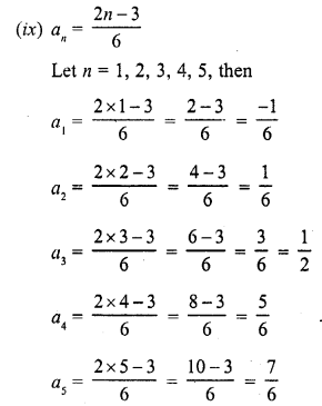 RD Sharma Class 10 Solutions Arithmetic Progressions Exercise 9.1 