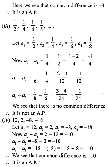 RD Sharma Class 10 Solution Chapter 9 Arithmetic Progressions 