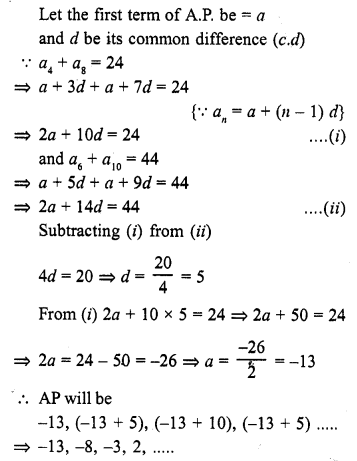 Solution Of RD Sharma Class 10 Chapter 9 Arithmetic Progressions 