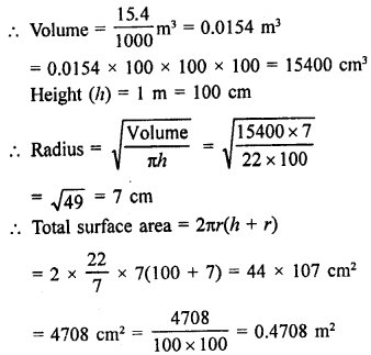RD Sharma Book Class 9 PDF Free Download Chapter 19 Surface Areas and Volume of a Circular Cylinder