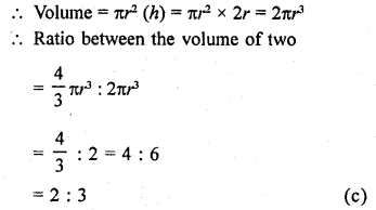 Maths RD Sharma Class 9 Chapter 21 Surface Areas and Volume of a Sphere