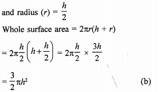 RD Sharma Class 9 Questions Chapter 19 Surface Areas and Volume of a Circular Cylinder
