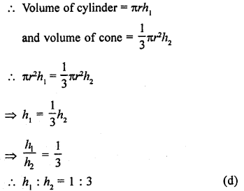 RD Sharma Math Solution Class 9 Chapter 20 Surface Areas and Volume of A Right Circular Cone
