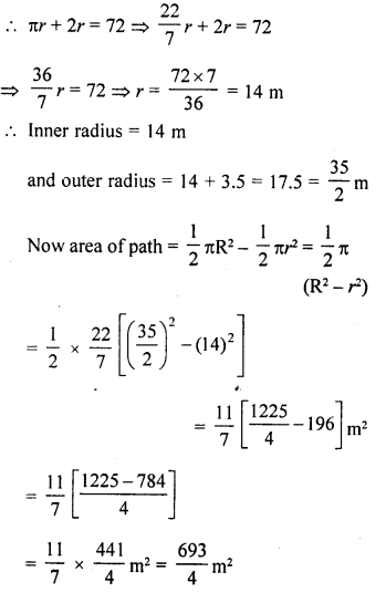 Answers Of RD Sharma Class 10 Chapter 15 Areas related to Circles