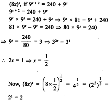 RD Sharma Math Solution Class 9 Chapter 2 Exponents Of Real Numbers