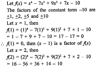 Factorisation of Polynomials With Solutions PDF RD Sharma Class 9 Solutions