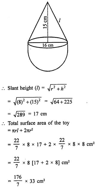 RD Sharma Class 9 Maths Book Questions Chapter 21 Surface Areas and Volume of a Sphere