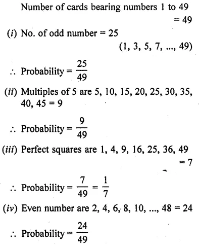 RD Sharma Class 10 Pdf Ebook Chapter 13 Probability 