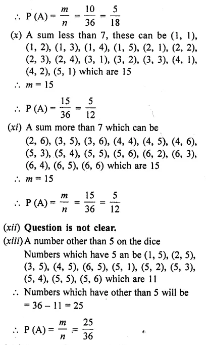 RD Sharma Class 10 Pdf Free Download Full Book Chapter 13 Probability 