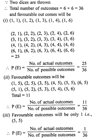 RD Sharma Mathematics Class 10 Pdf Download Free Chapter 13 Probability 
