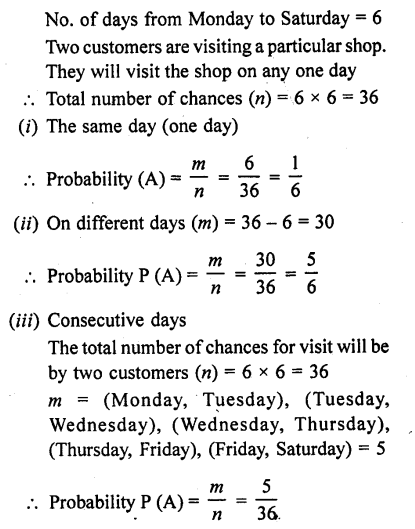 RD Sharma 10 Chapter 13 Probability 