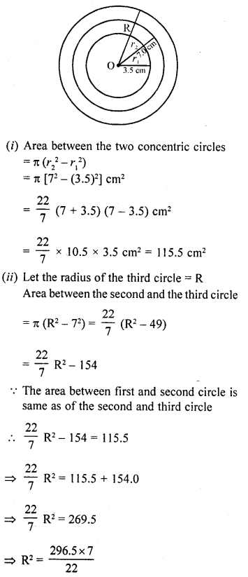 RD Sharma Maths Book For Class 10 Solution Chapter 15 Areas related to Circles