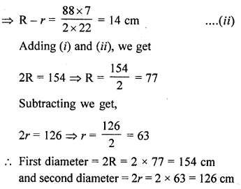 RD Sharma Solutions Class 10 Chapter 15 Areas related to Circles
