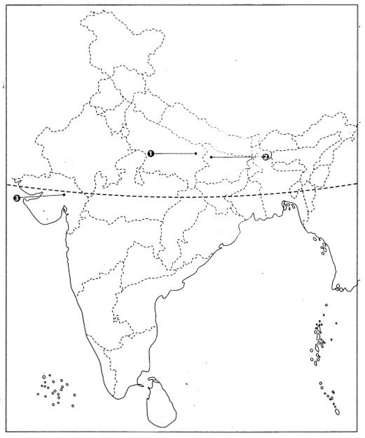 Class 10 History Map Work Chapter 3 Nationalism in India Q3