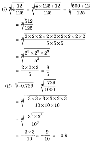 Cubes and Cube Roots NCERT Extra Questions for Class 8 Maths Q12