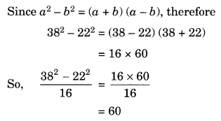 Algebraic Expressions and Identities NCERT Extra Questions for Class 8 Maths Q19