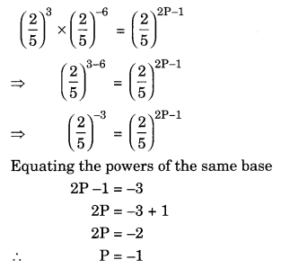 Exponents and Powers Class 8 Extra Questions Maths Chapter 12 Q11.1