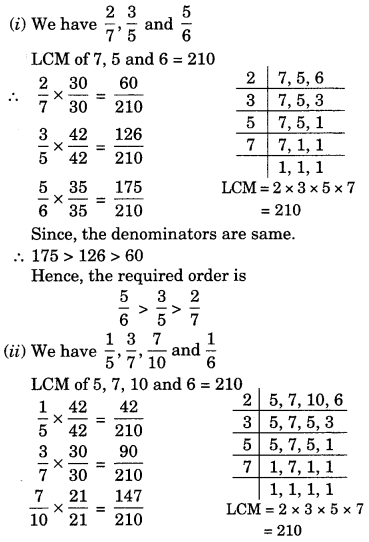 Fractions and Decimals Class 7 Extra Questions Maths Chapter 2 Q6.1