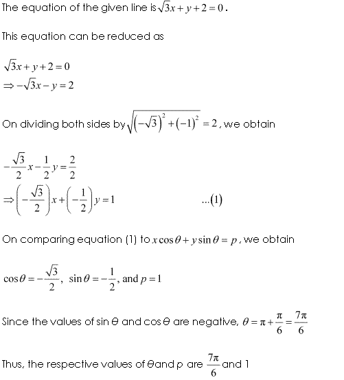 Class 11 Maths NCERT Solutions Chapter 10 Straight Lines Miscellaneous Exercise A2.1