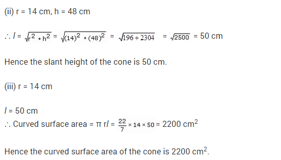 Class 9 Maths NCERT Solutions Chapter 13 Surface Areas and Volumes Ex 13.7 A6.1