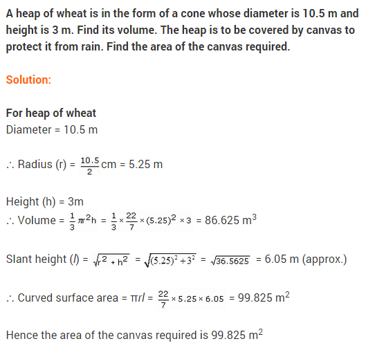 Class 9 Maths NCERT Solutions Chapter 13 Surface Areas and Volumes Ex 13.7 A9